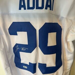 Joseph Addai Autographed Colts Jersey